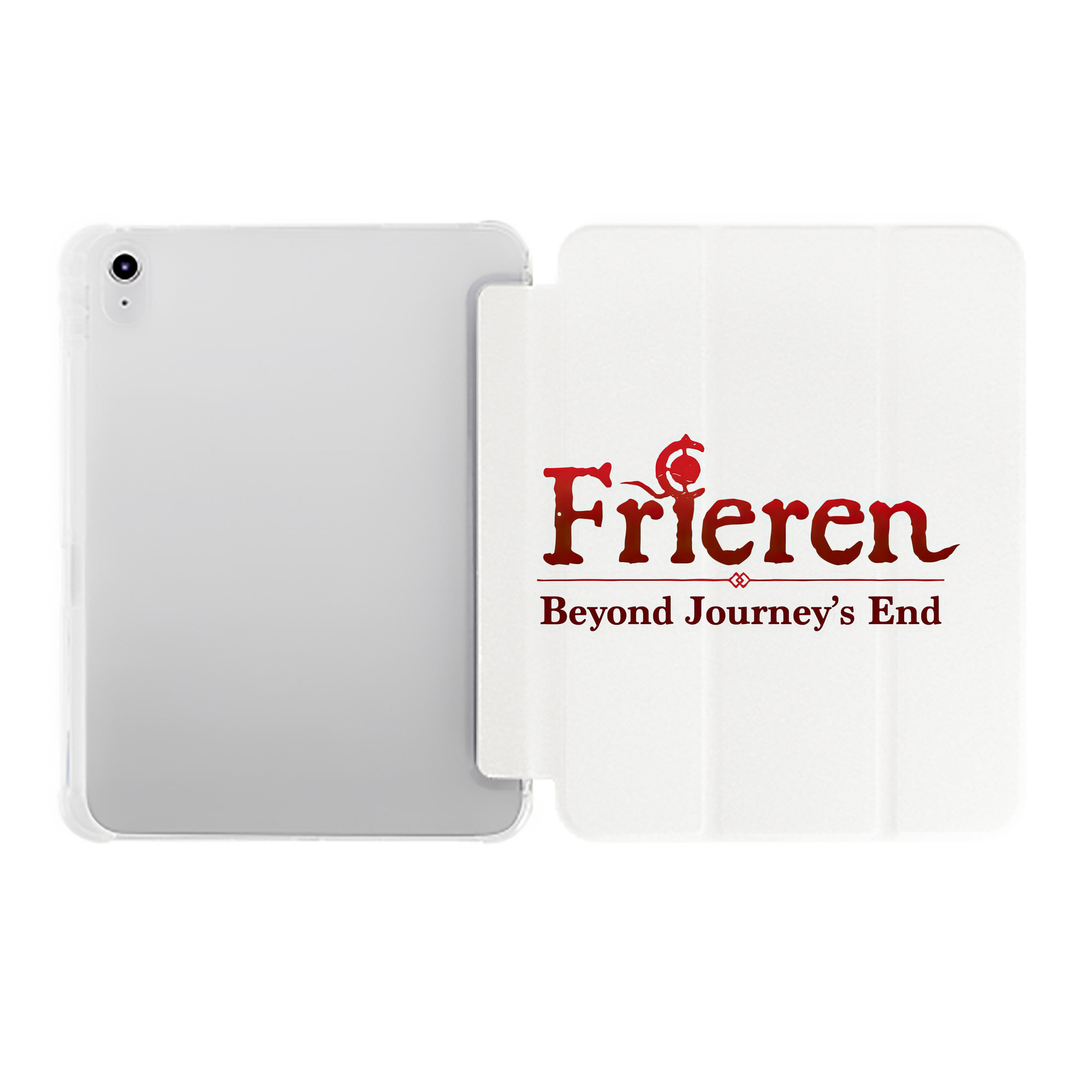 （画像用） 葬送のフリーレン Frieren IPad ケース ペン収納付き 三つ折りスタンド PUレザー×シリコン 対応機種9.5/10.5/10.9インチ